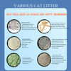 Ammonia removal rate 97.6% bamboo cat litter